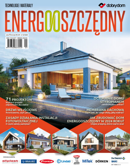 Okładka DOBRY DOM Technologie i Materiały Nr 1 (27) / 2024