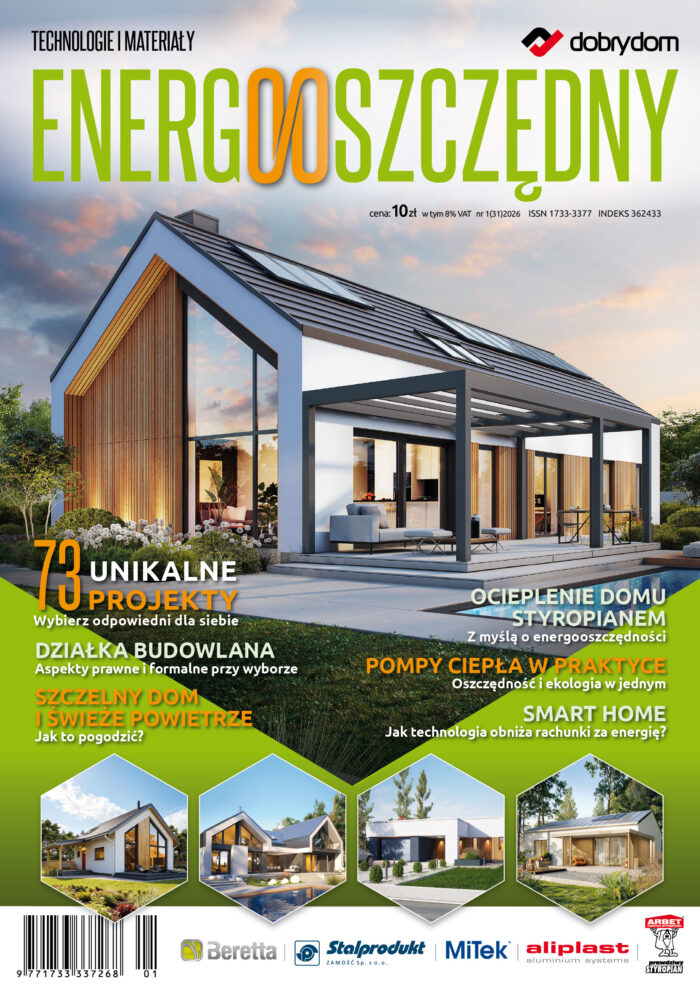 Okładka DOBRY DOM Technologie i Materiały Nr 1 (31) / 2026