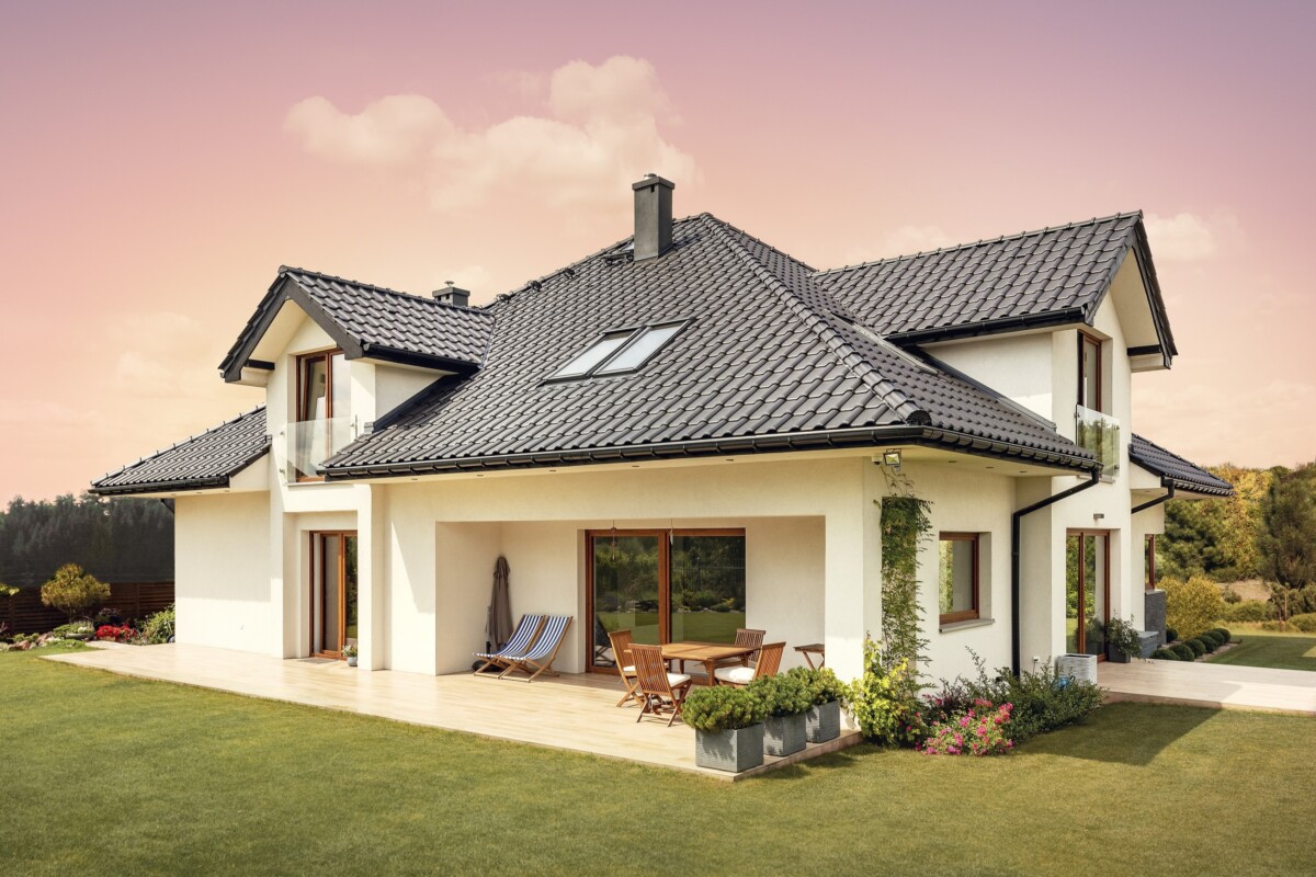 Dachówka ceramiczna Braas Rubin 9V, kolor łupkowy