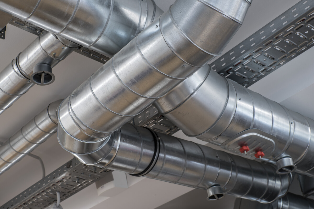 Ventilation,Pipe,System,In,Kitchen,Interior.