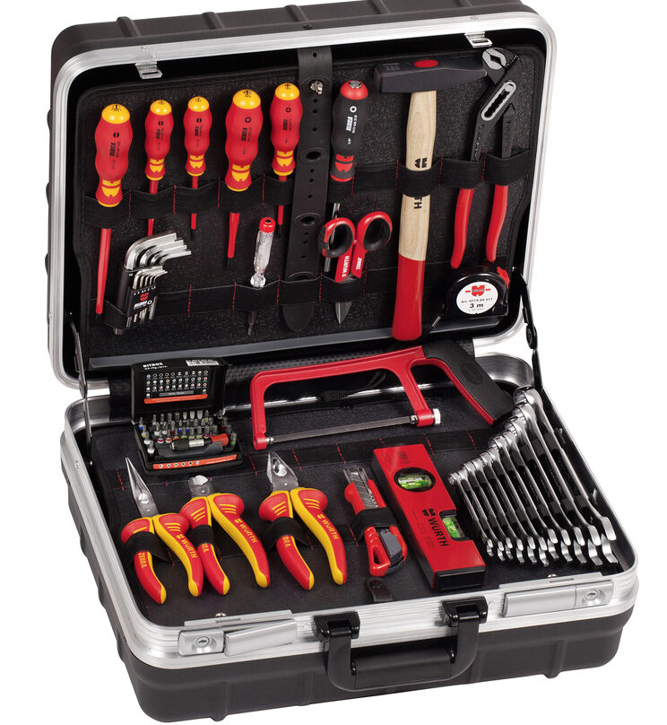 zestaw 71 narzędzi elektrycznych w wytrzymałej walizce PEAL