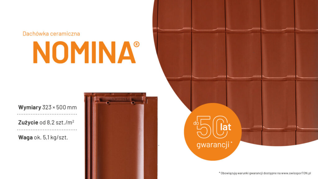 NOMINA sprawia, że dach jest nie tylko funkcjonalnym elementem budynku, ale wartościowym detalem architektonicznym