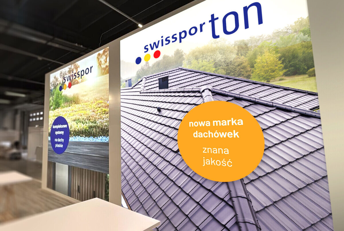 swisspor Polska po raz pierwszy zaprezentuje na jednym stoisku ofertę dwóch marek – swissporTON oraz swisspor