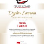 Fakro_Dyplom The best in Poland the best in the World 2026_StolarkaVIP (2)