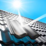 Połać_Dachówka betonowa Braas Celtycka TermoComfort, kolor grafitowy