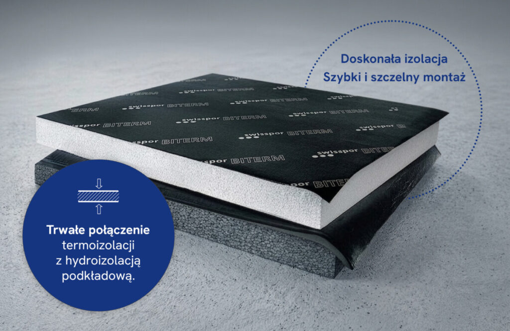 swissporBITERM – inteligentne połączenie termo- i hydroizolacji w jednej płycie
